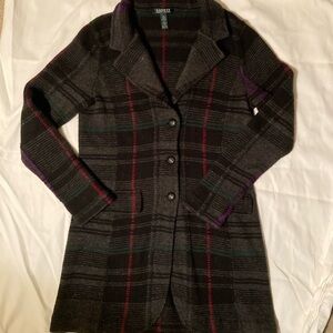 Ralph Lauren Women's Plaid Wool Sweater